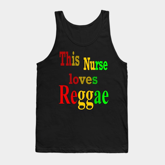 The top 10 best gift ideas for Nurses who are Reggae music fans Reggae Lover Tank Top by Artonmytee